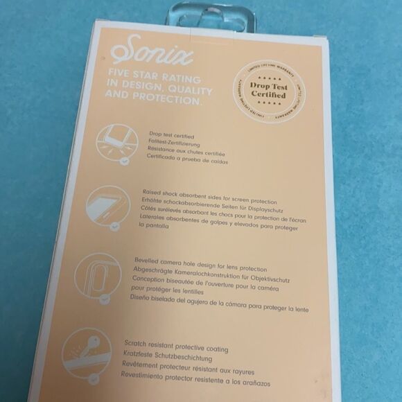 Sonix Apple iPhone XS MAX Clear Coat Prickly Pear Phone Case D6 - Picture 4 of 5